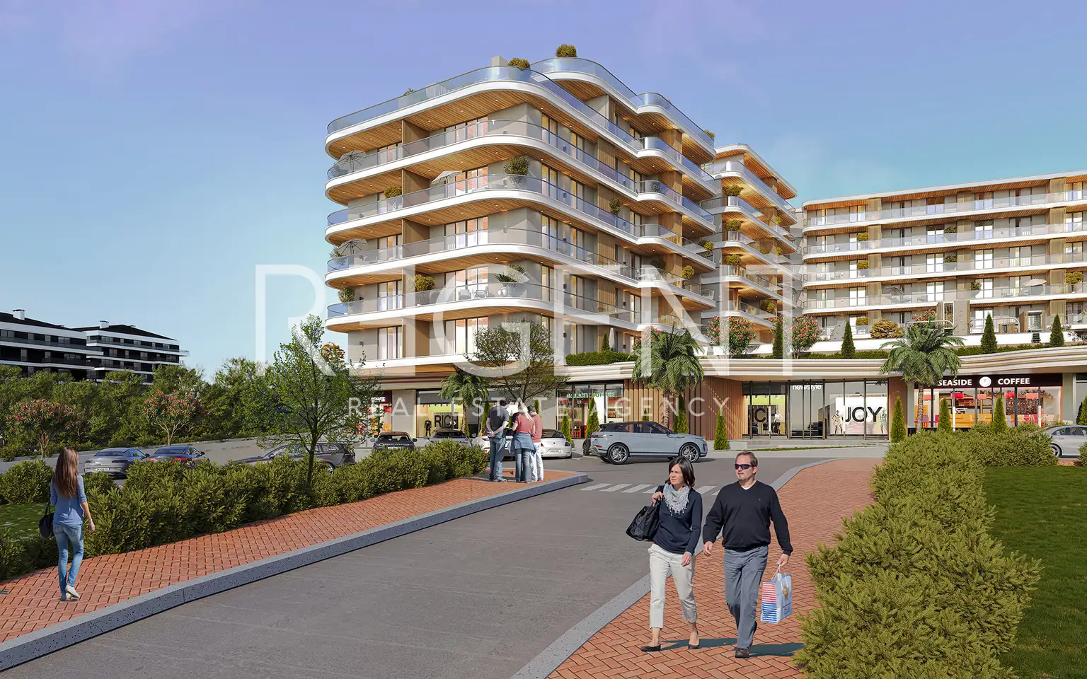 Zara, case rosse - Lussuoso appartamento con tre camere da letto, 81 m2, nuova costruzione