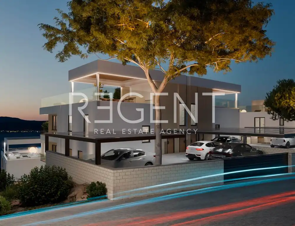 Trogir, Čiovo - Penthouse u luksuznom apartmanskom naselju u blizini mora 70 m2