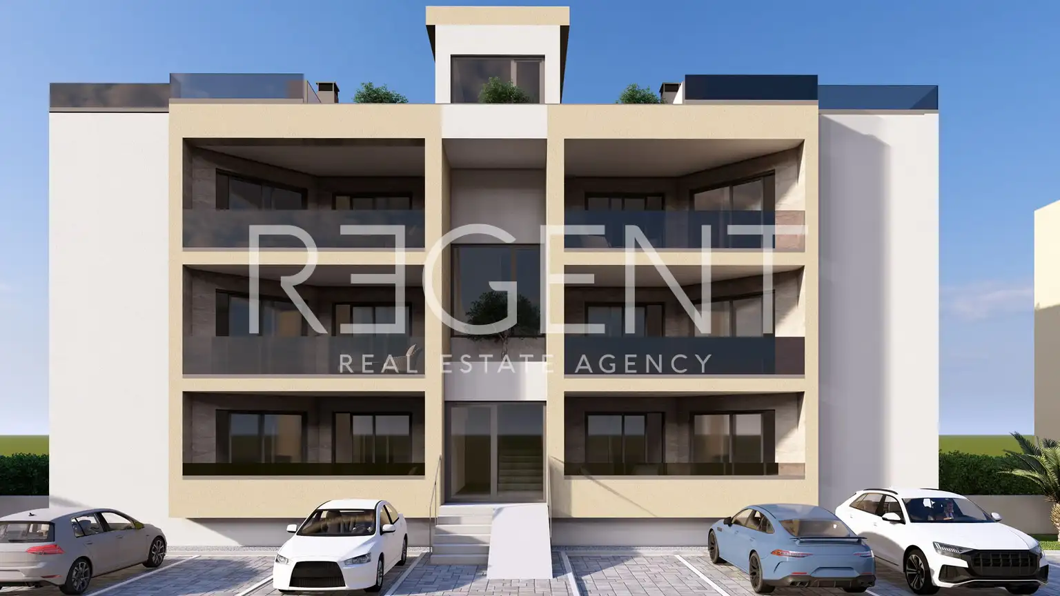 Privlaka – apartment 88 m², yard 90 m², 120 m from the sea