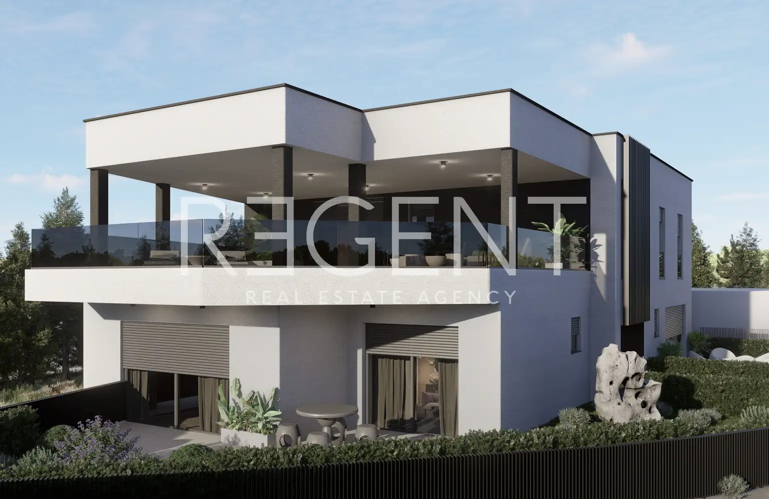 Záhřeb, Gračani – Třípokojový byt se zahradou v novostavbě