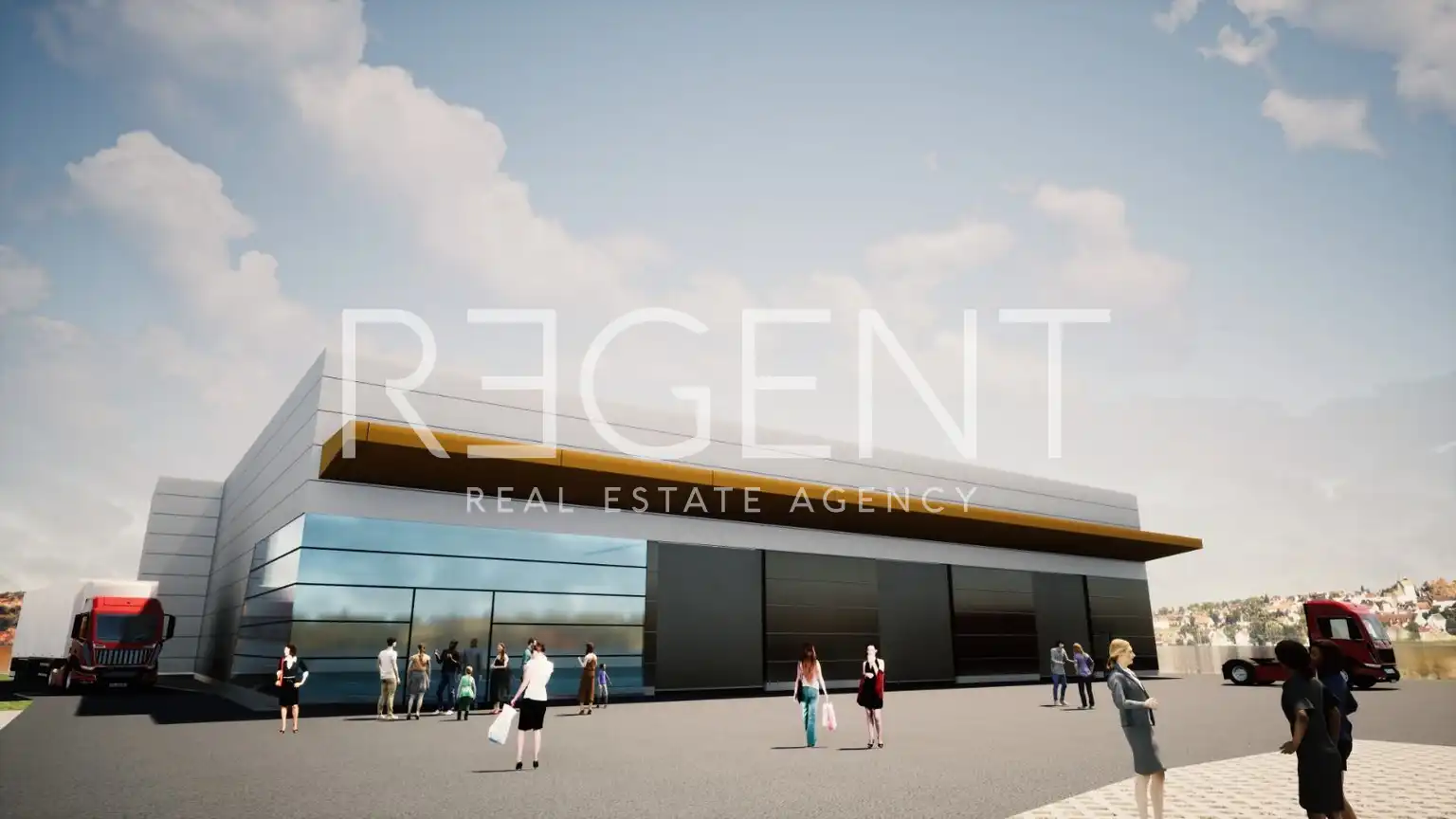 Trogir, Plano - Obchodno-predajný sklad 1600 m2