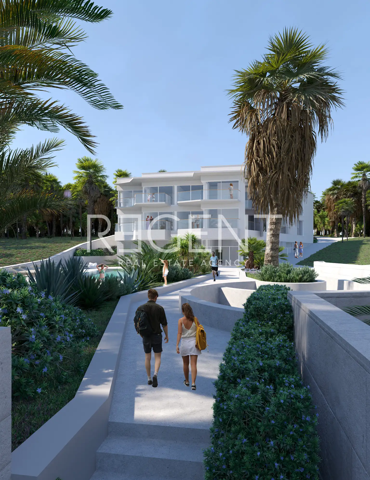 Seget, Seget Donji - Luksuzna villa s bazenom prvi red uz more