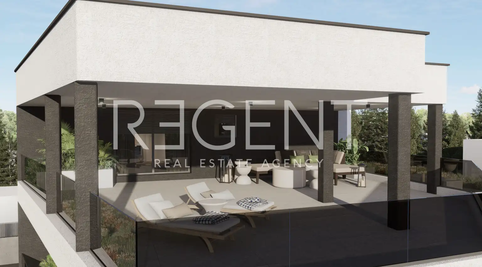 Záhřeb, Gračani – Třípokojový byt se zahradou v novostavbě