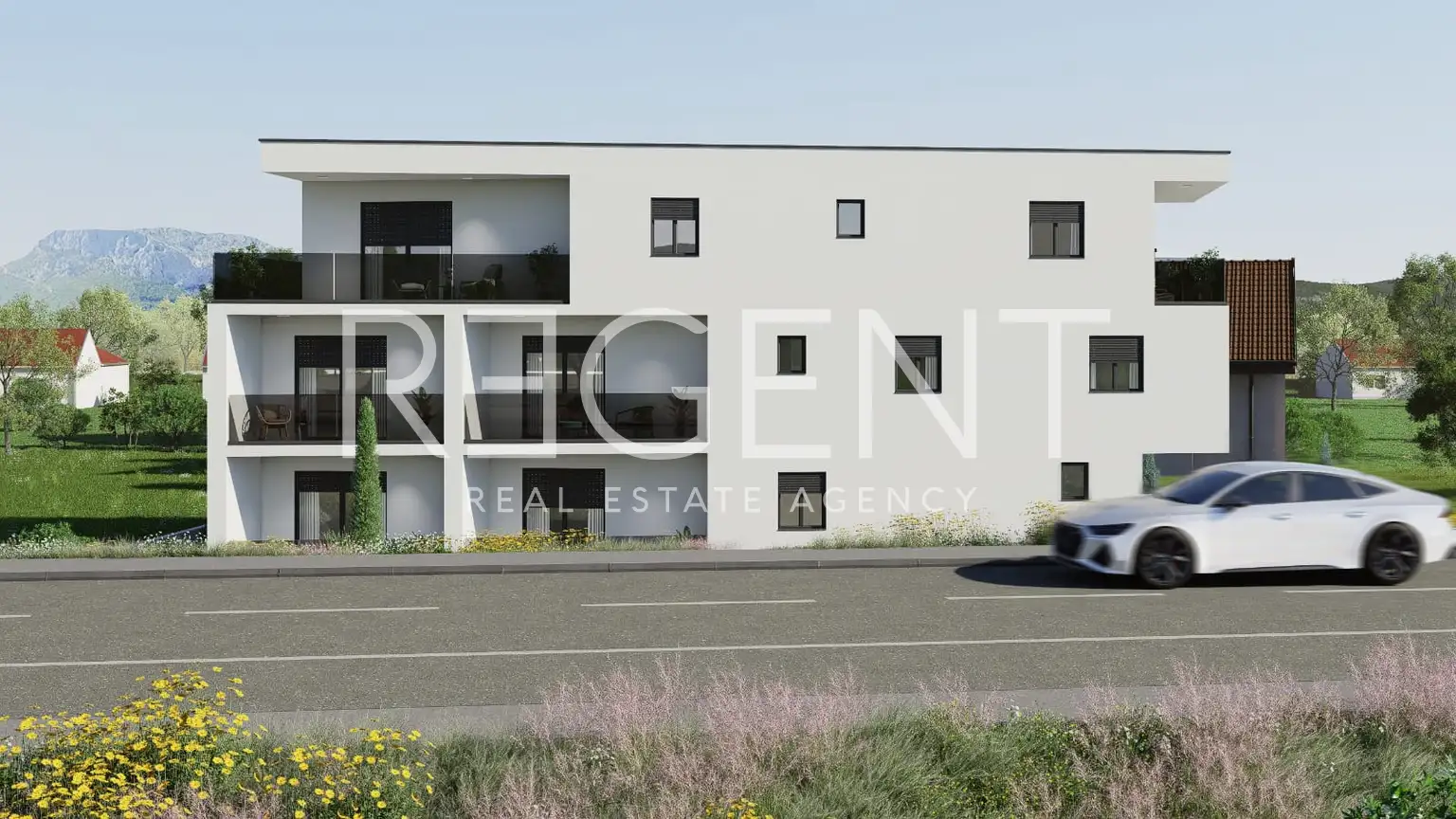 Kaštela, Kaštel Novi - Zwei-Zimmer-Wohnung in modernem Neubau