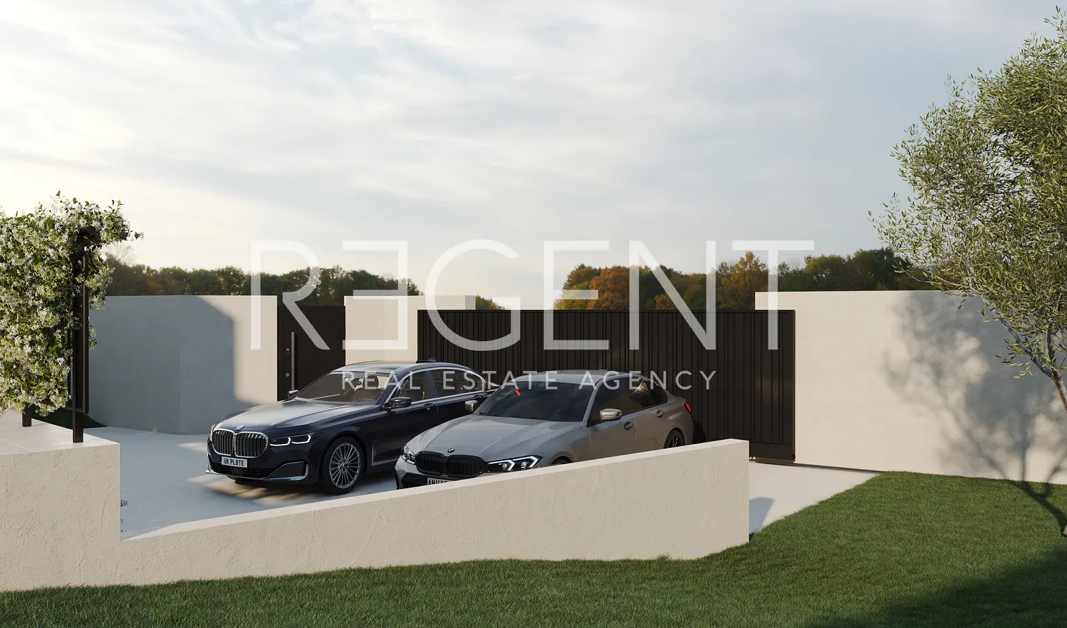 Istrie, Žminj - Moderní přízemní dům s bazénem 106 m2