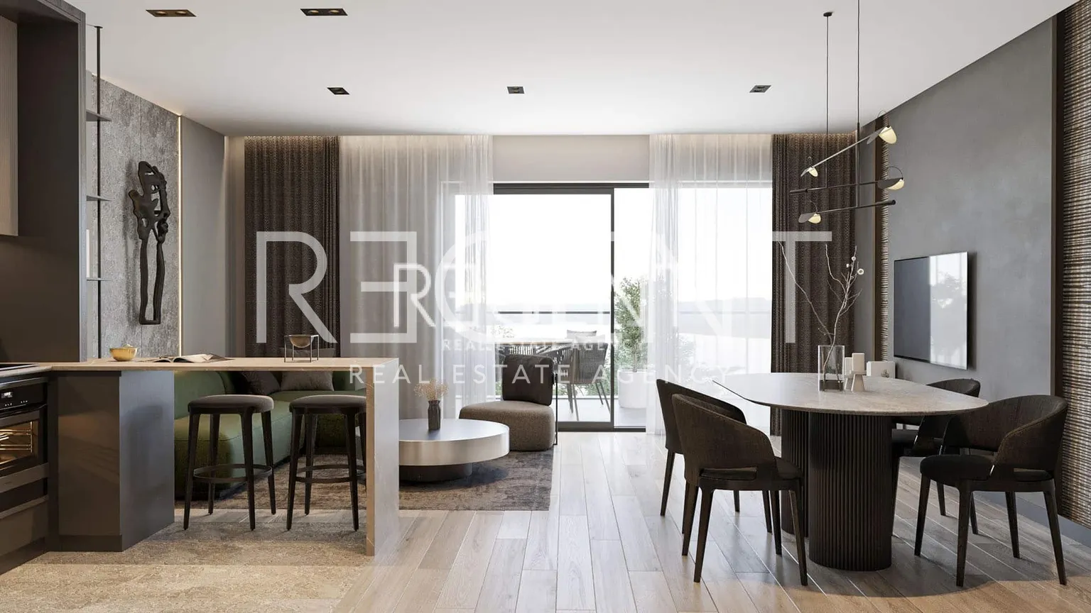 Makarska - Appartamento bilocale di lusso in un nuovo edificio di 75 m2