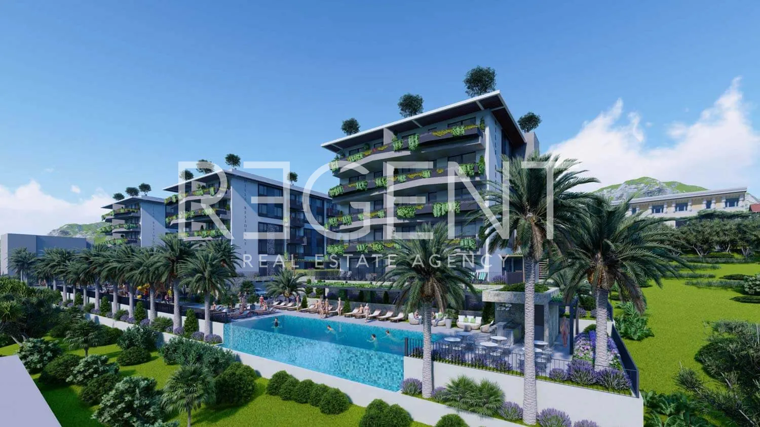 Makarska – Moderan trosoban stan u stambeno-luksuznom kompleksu 82 m2