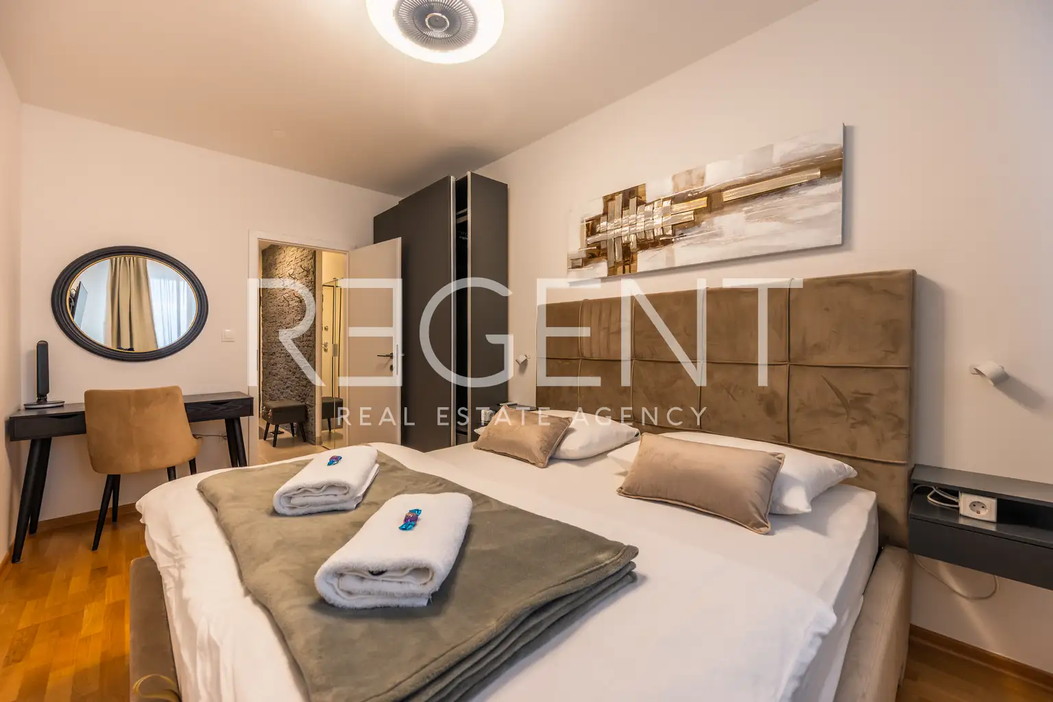 Загреб, Нижний город - Двухкомнатная современная квартира в аренду в новостройке.