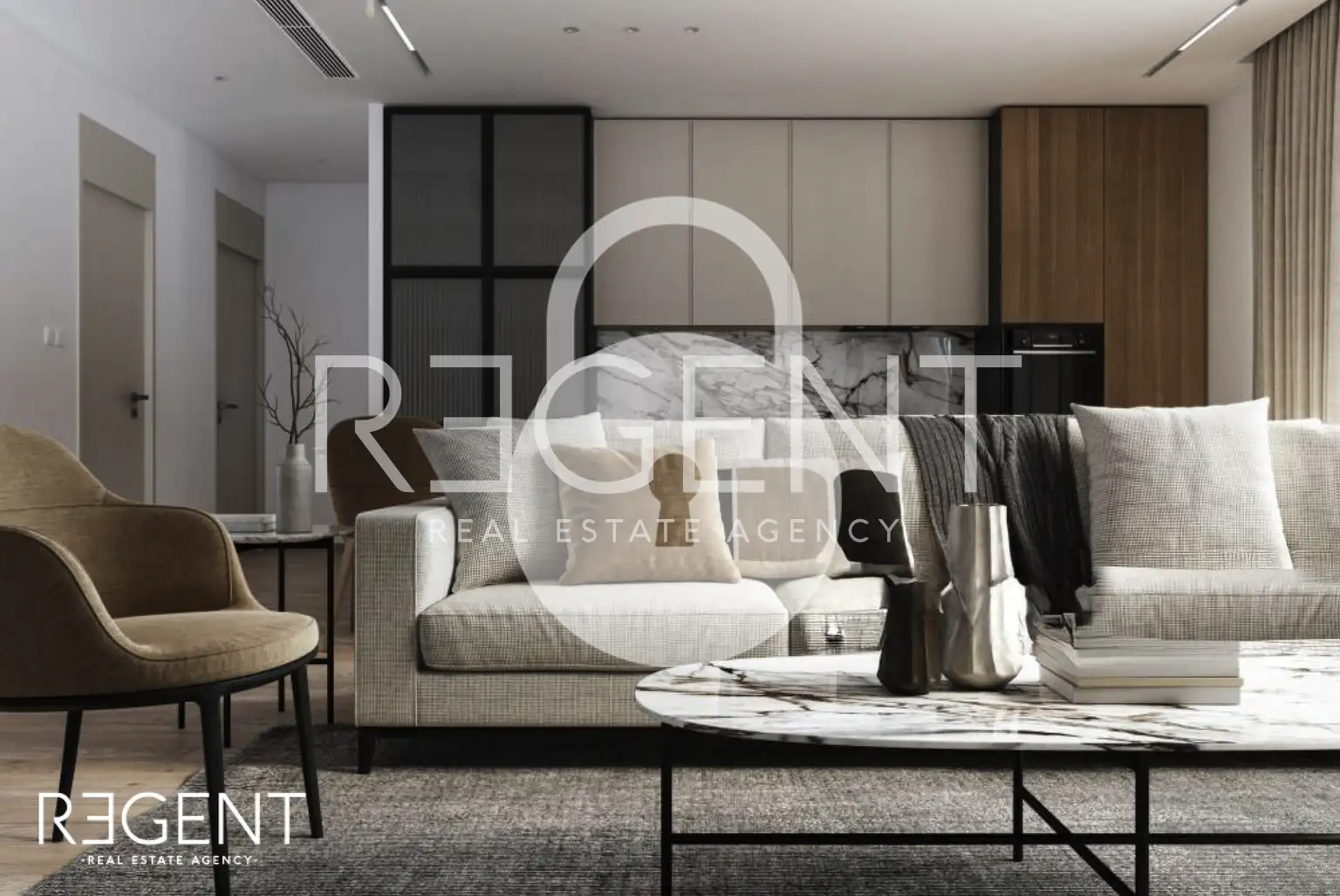 Split, Visoka - Dvosoban stan sa loggiom i balkonom