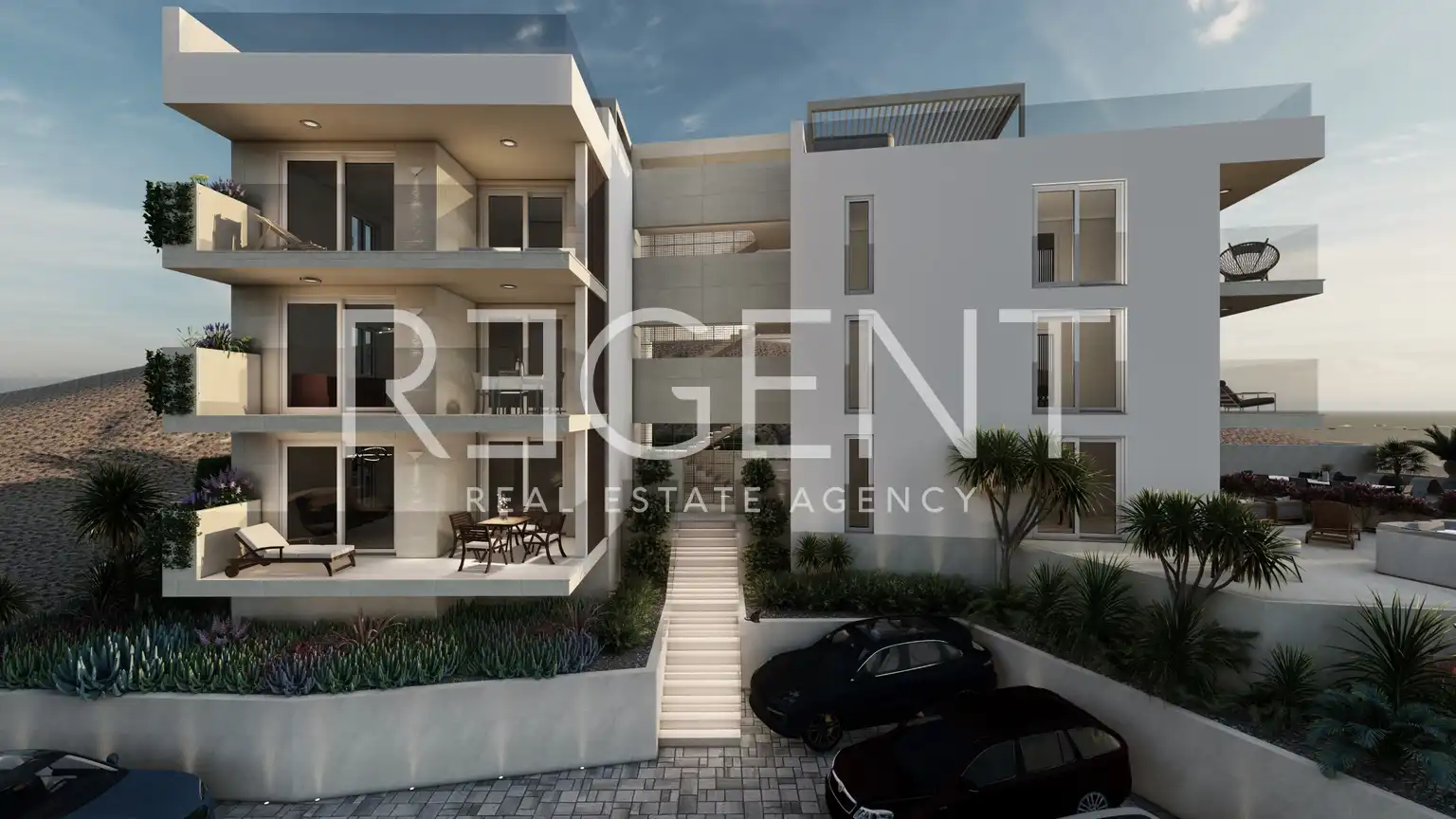 Trogir, Okrug Gornji - Trosoban penthouse sa natkrivenom terasom