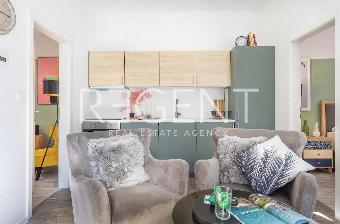 Záhřeb, Náměstí Franjo Tuđmana – Zařízený dvoupokojový byt