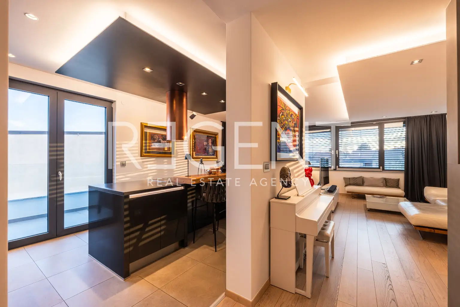 Zagreb, Unterstadt - Luxus-Penthouse mit Panoramadachterrasse