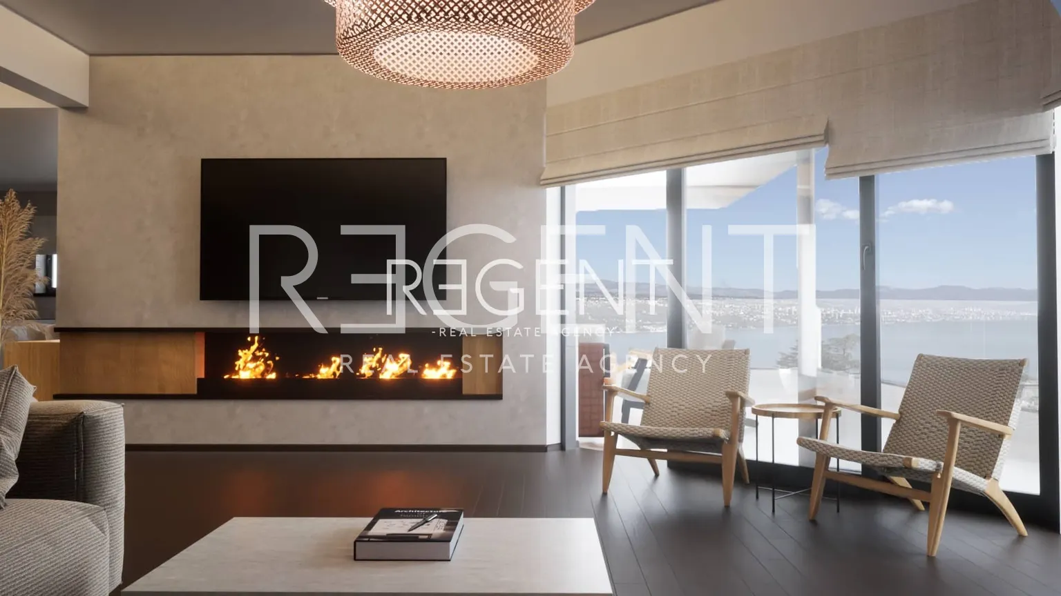 Kvarner, Opatija – Luxuriöse Zwei-Zimmer-Wohnung mit Meerblick 89 m2