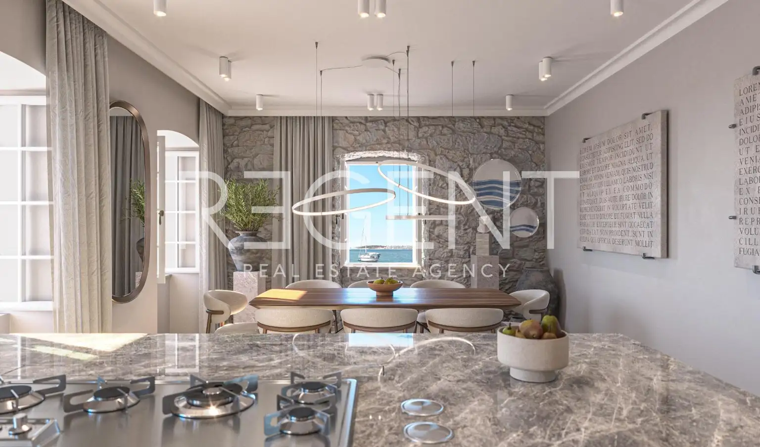 Tar – kamena vila za obnovu, 326 m², 4SB, wellnes, uz more