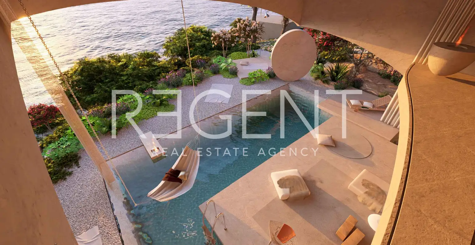 Brač, Postira - Građevinsko zemljište sa projektom vile