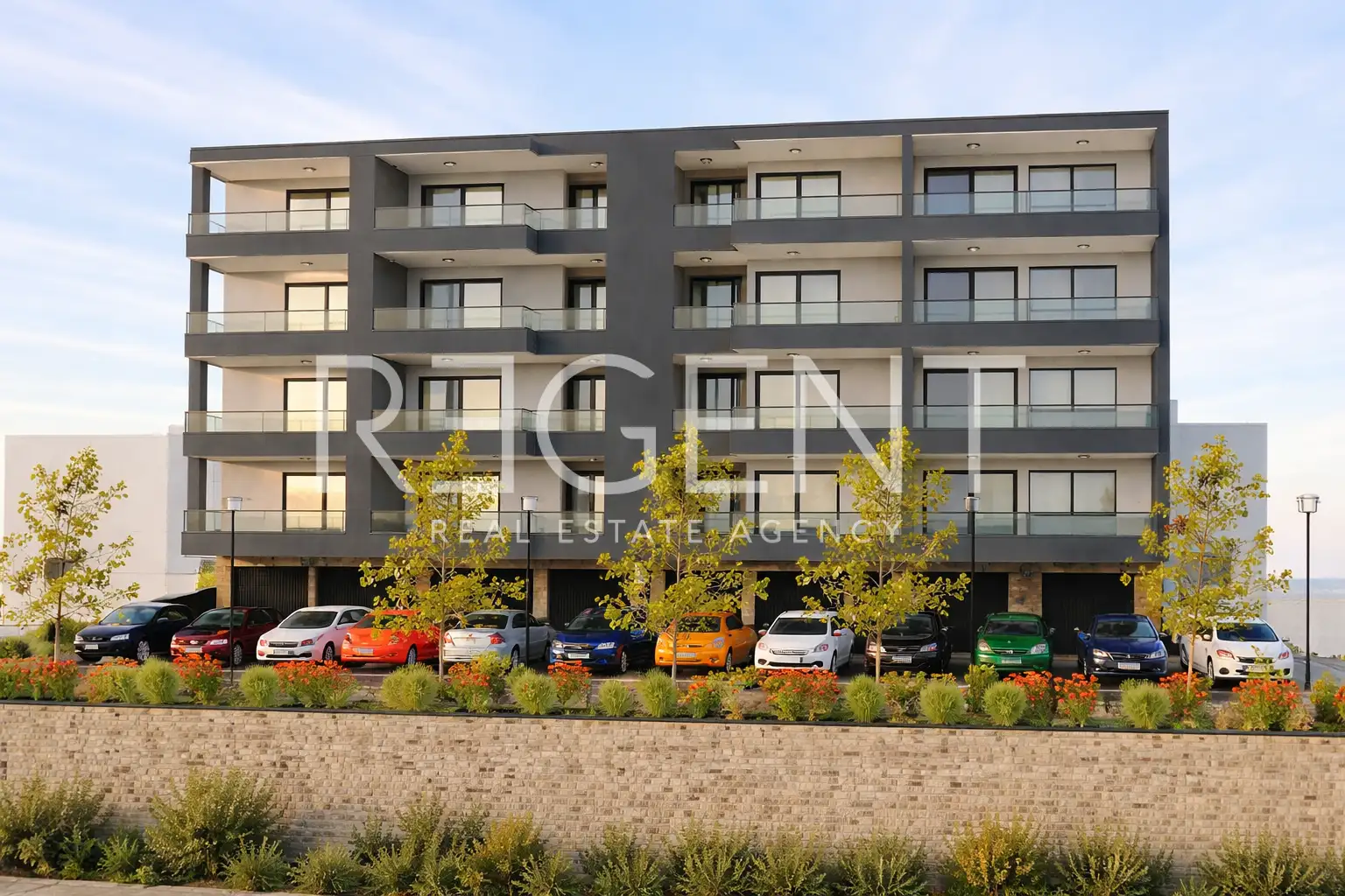 Makarska, Zelenka - Zwei-Zimmer-Wohnung in bezugsfertigem Neubau