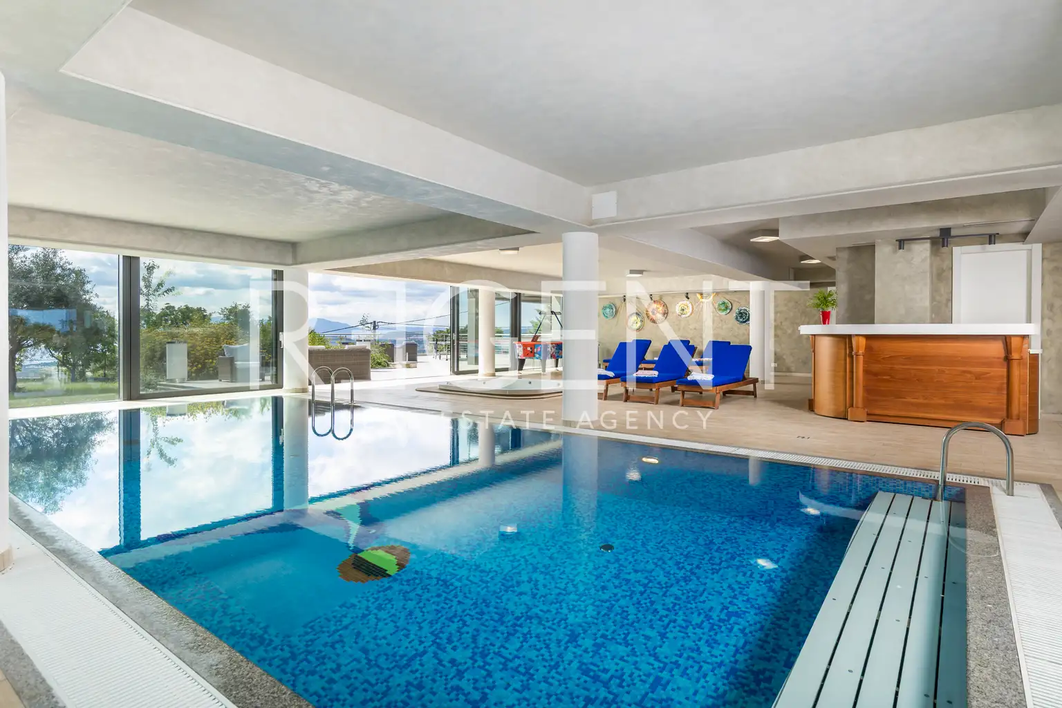 Hreljin - Villa with panoramic view and private wellness