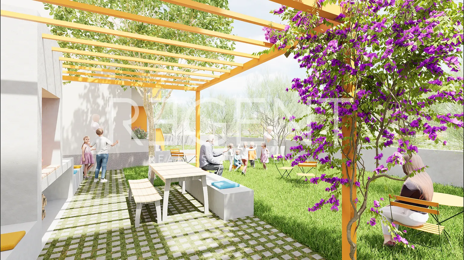 Kaštel Kambelovac – Trzypokojowe mieszkanie z tarasem, nowy budynek 81 m²