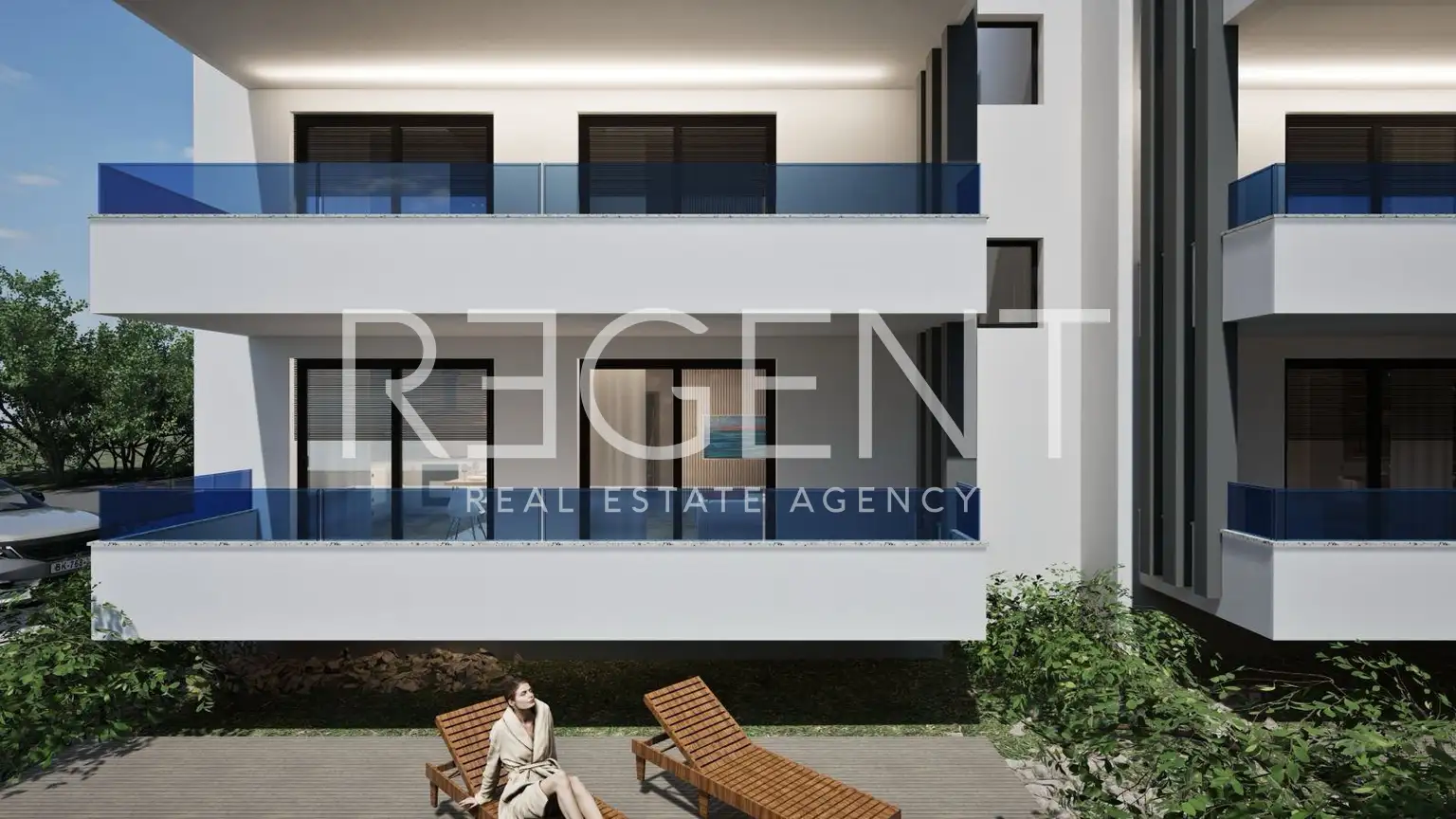 Zadar, Sukošan – třípokojový byt 78,03 m², novostavba