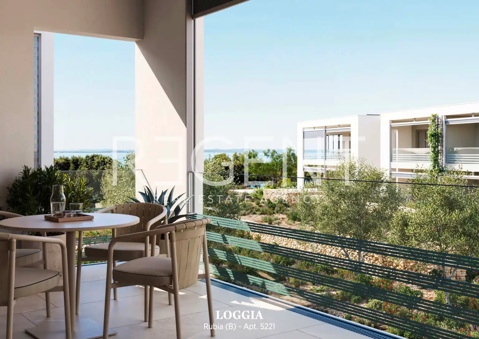 Zadar, Petrčane, Falkensteiner – 3-Zimmer-Wohnung 98 m², Loggia, Spa