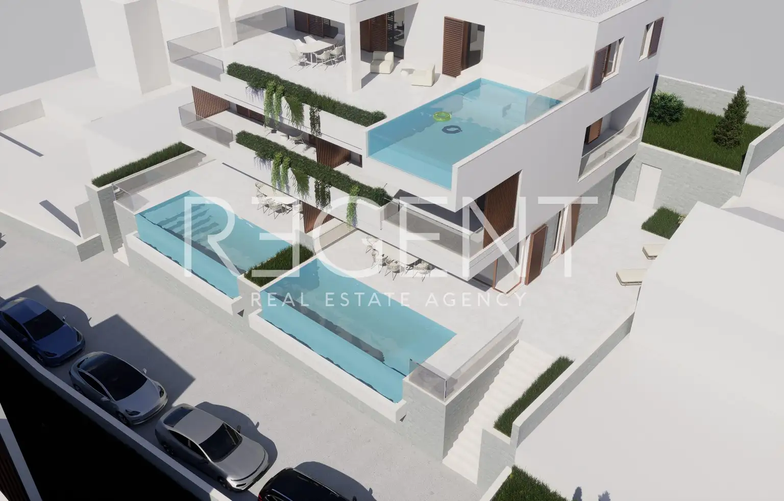 Trogir, Sevid - Luksuzan penthouse s bazenom