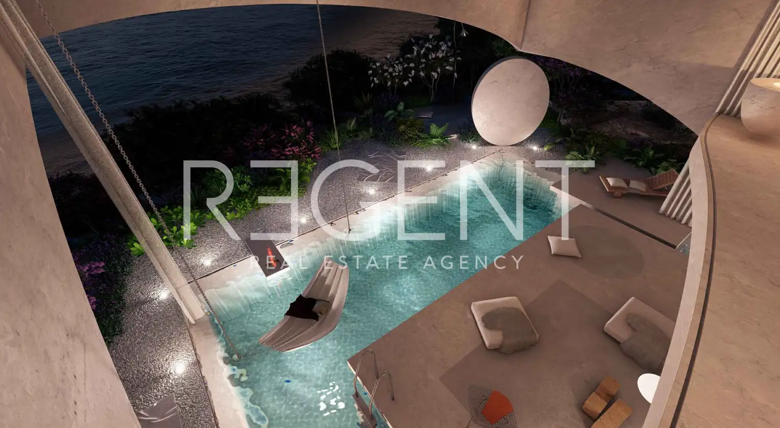 Brač, Postira - Građevinsko zemljište sa projektom vile