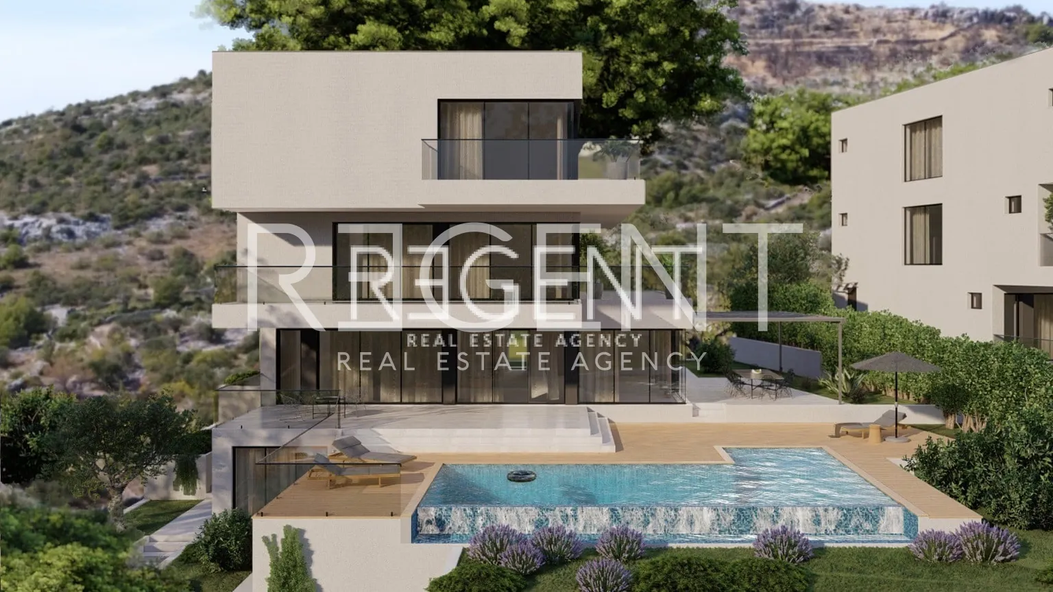 Šibenik, Rogoznica- Zemljište s projektom za izgradnju dvije luksuzne vile 1741m2