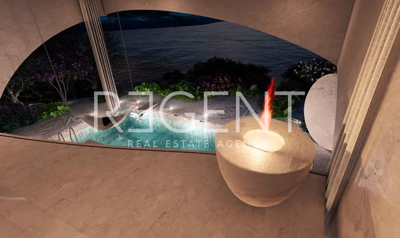 Brač, Postira - Građevinsko zemljište sa projektom vile