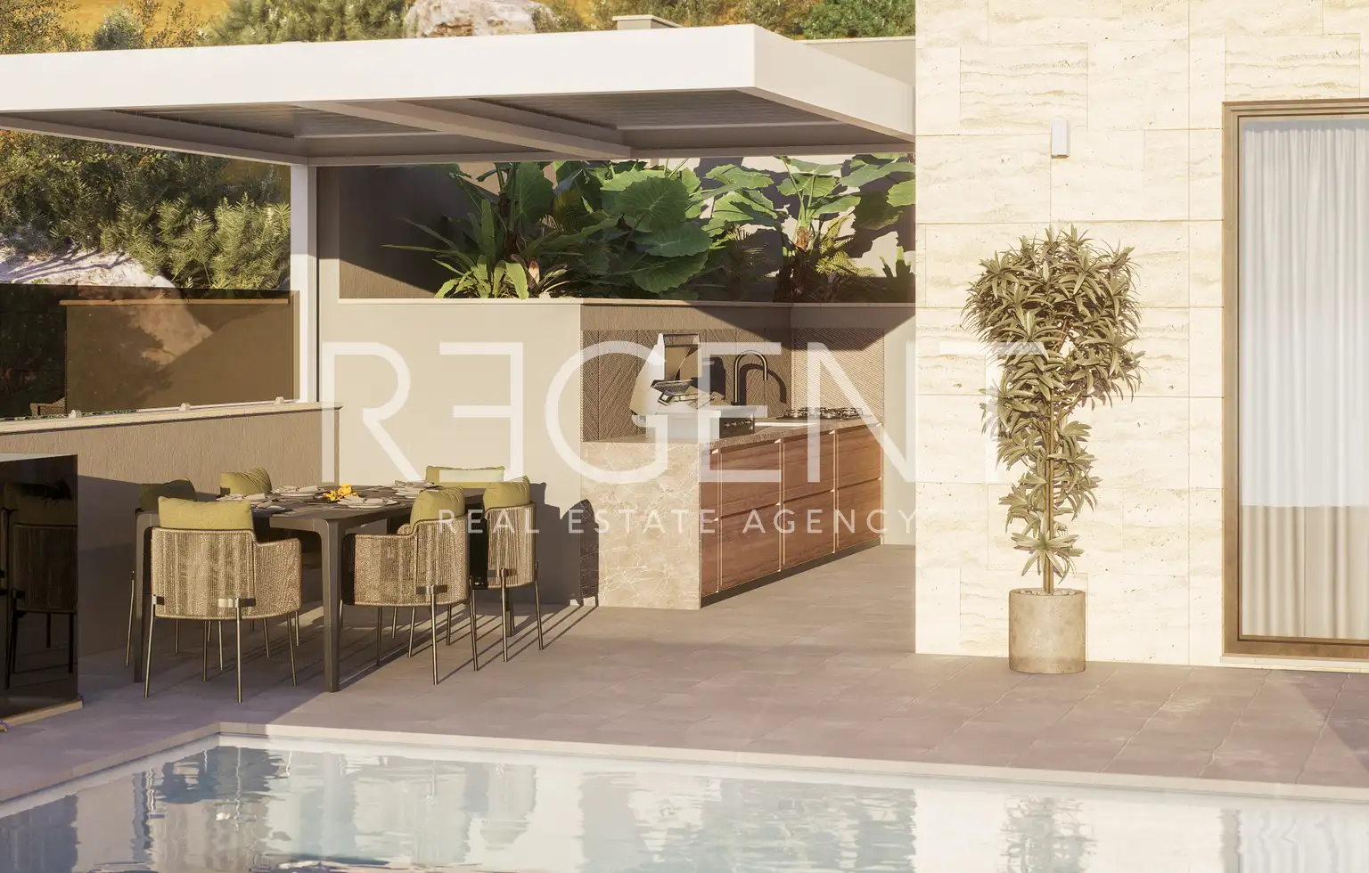 Vila 355 m², bazen, wellness i pogled na more – Split, Jesenice
