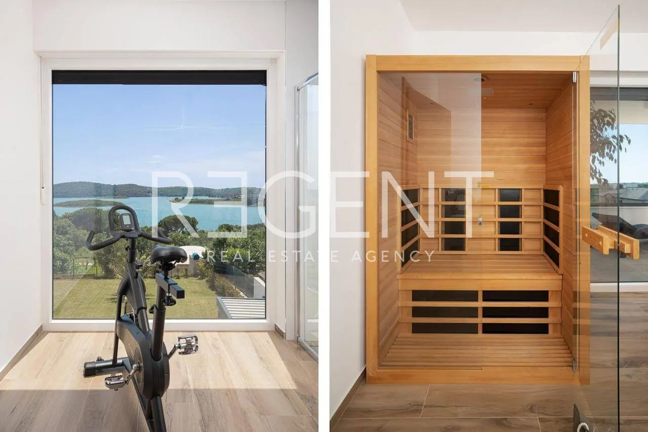 Istra, Medulin - Prekrasna villa s wellnessom NKP 190 m2 nadomak mora