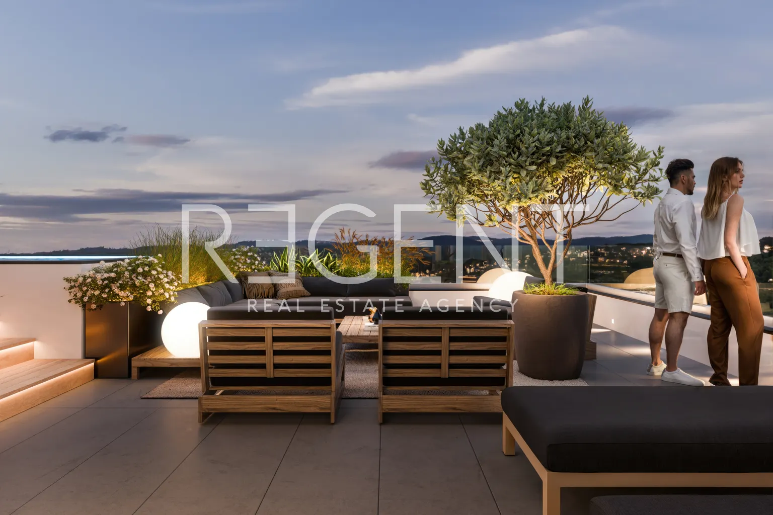 Trogir, Čiovo - Luxusní apartmánový komplex s výhledem na moře