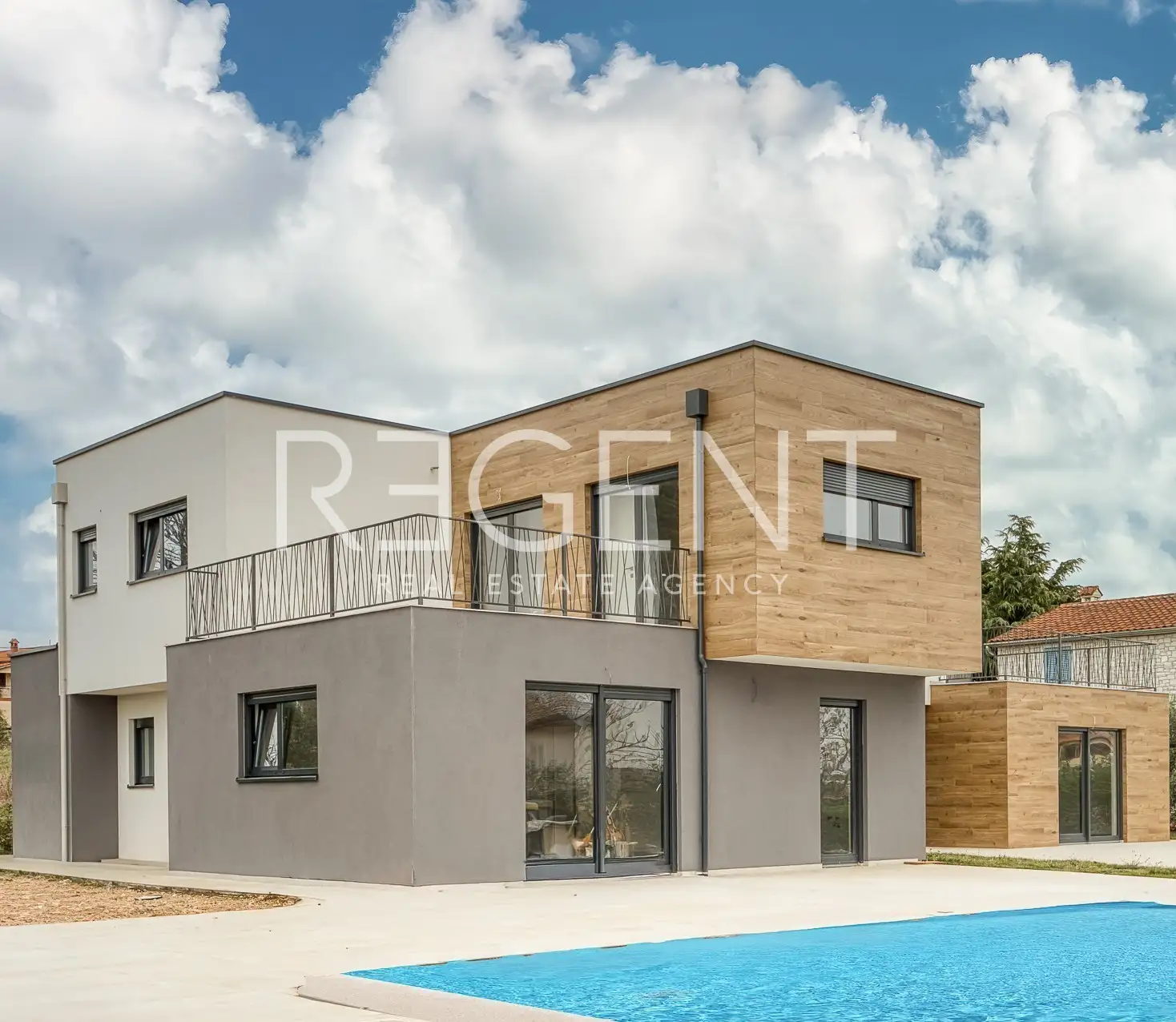 Castellier-Santa Domenica - Casa bifamiliare con piscina e vista mare