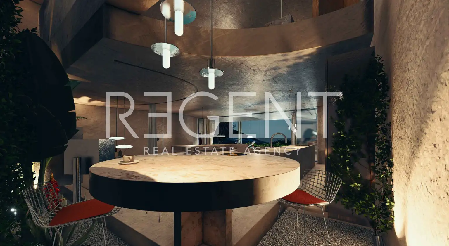 Brač, Postira - Građevinsko zemljište sa projektom vile