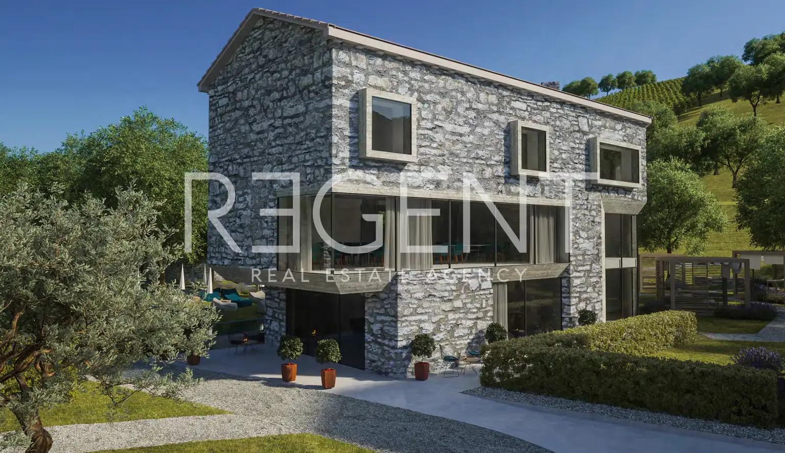 Buzet, Roč – large plot of land for residential and tourist projects