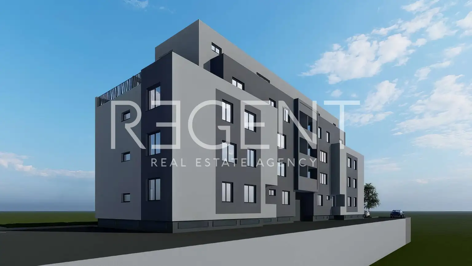 Trosoban stan 56,17 m², Podbrežnica- prizemlje s lođom