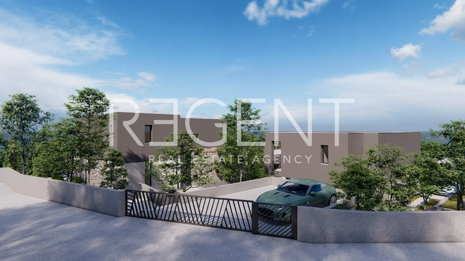 Trogir, Vinišće – Moderná novo postavená vila s bazénom 200m2