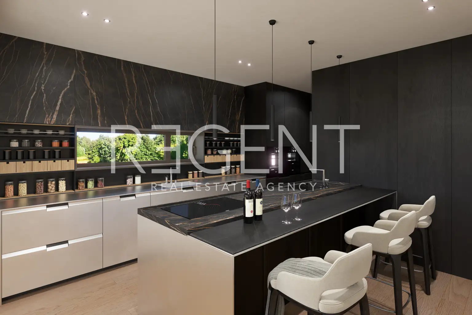 Истра, Каштелир - Вилла 450 м², винный погреб, велнес, гараж
