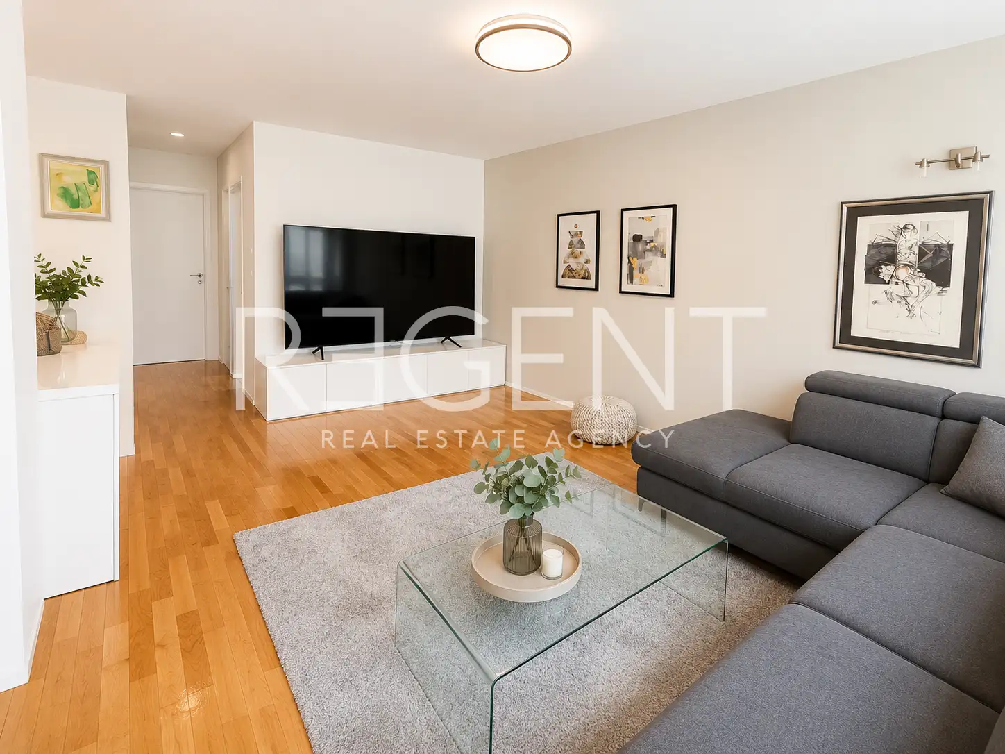 Zagreb, Jarun - zu vermieten, 2-Zimmer-Wohnung 63 m², 1. Stock, ruhige Lage