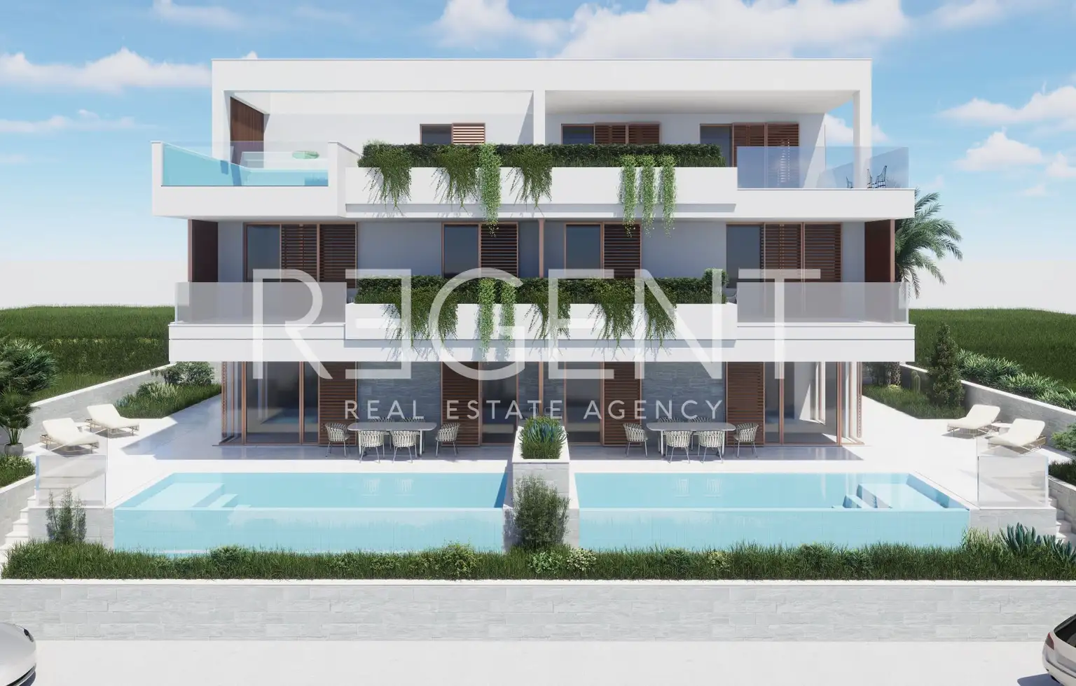 Trogir, Sevid - Appartement de luxe sur deux niveaux avec piscine