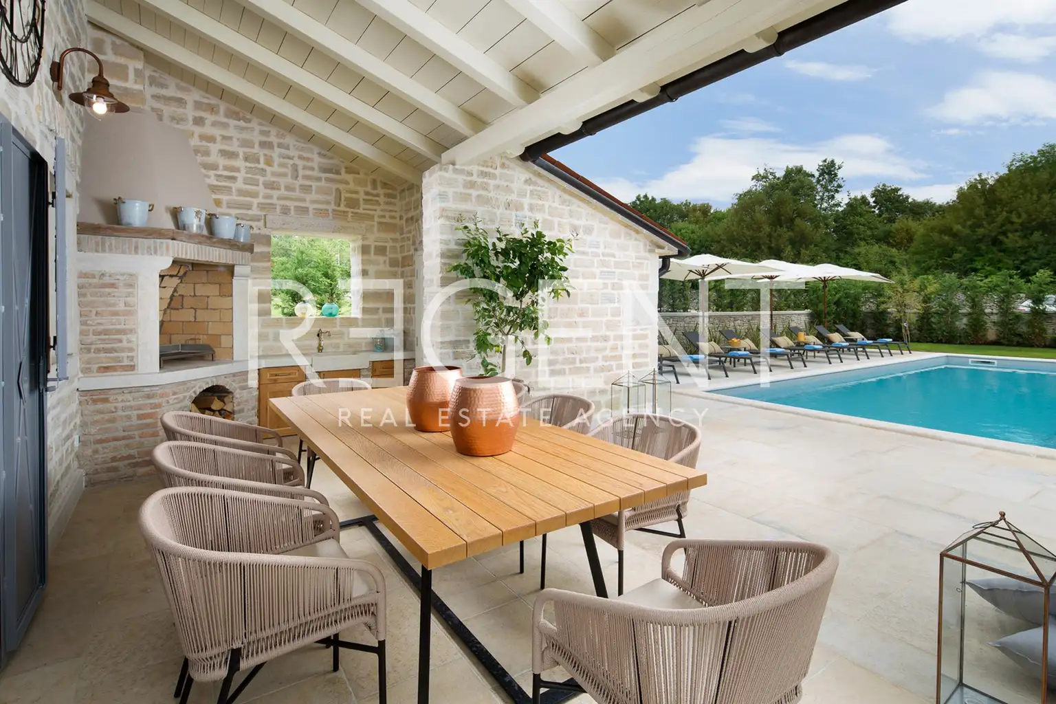 Istria, Poreč - Elegant stone villa in beautiful Istria