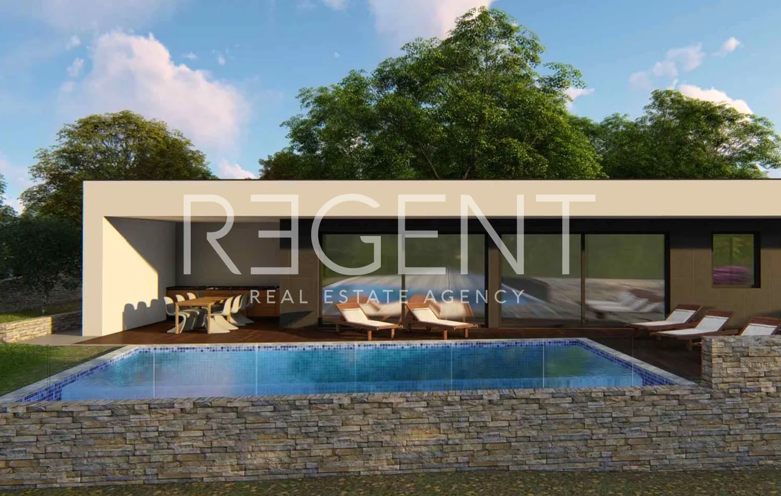 Istria, Bale - Luksusowa willa z basenem, nowy budynek 211 m2