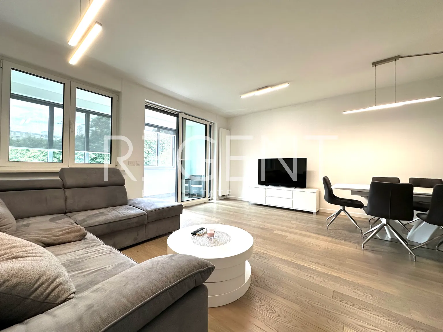 Záhreb, Bundek, Meandar - Moderný trojizbový byt na prenájom, Novostavba 80 m2
