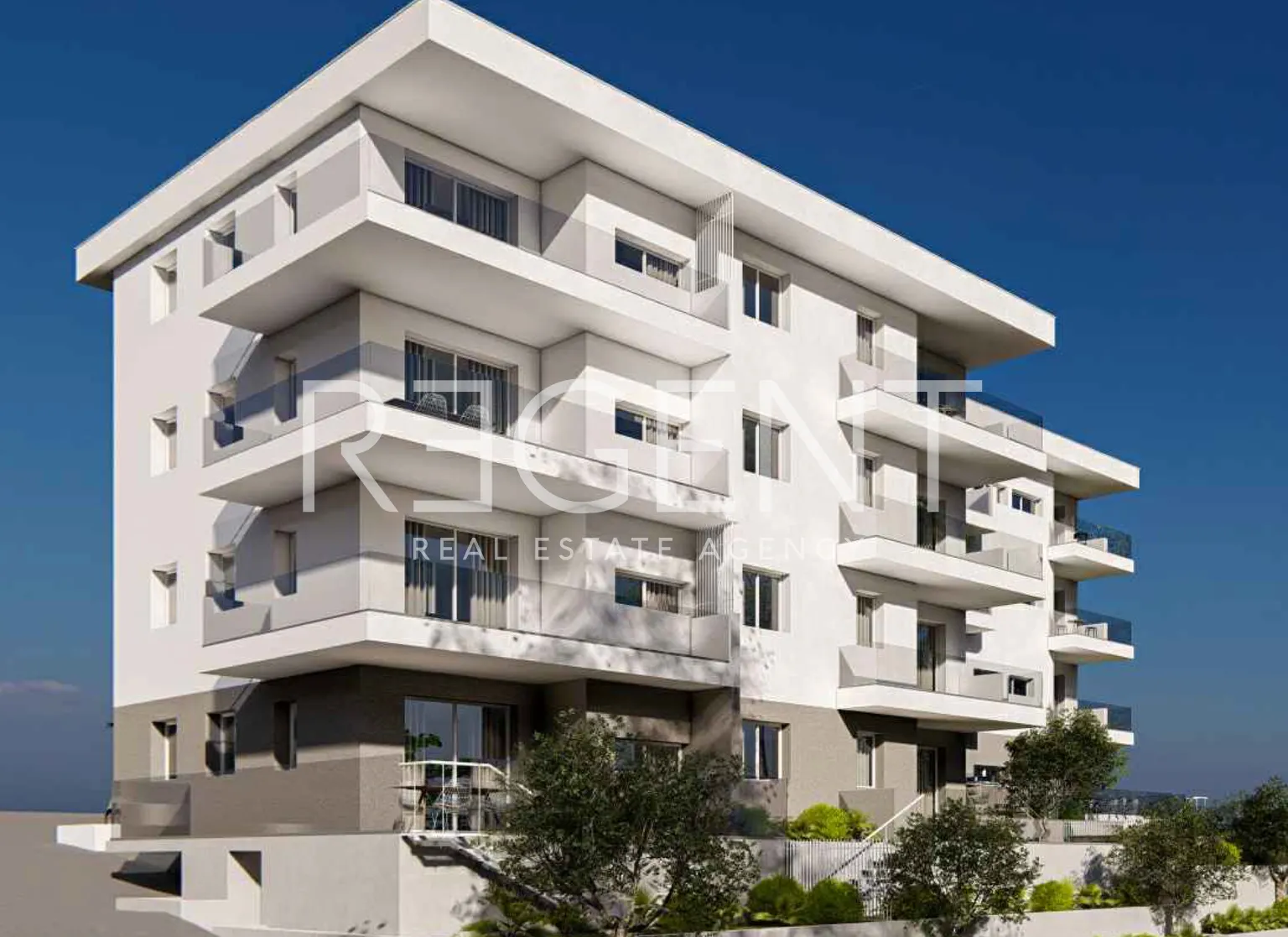 Trogir, Seget Donji – Dwupokojowe mieszkanie z balkonem 52 m2, nowa inwestycja