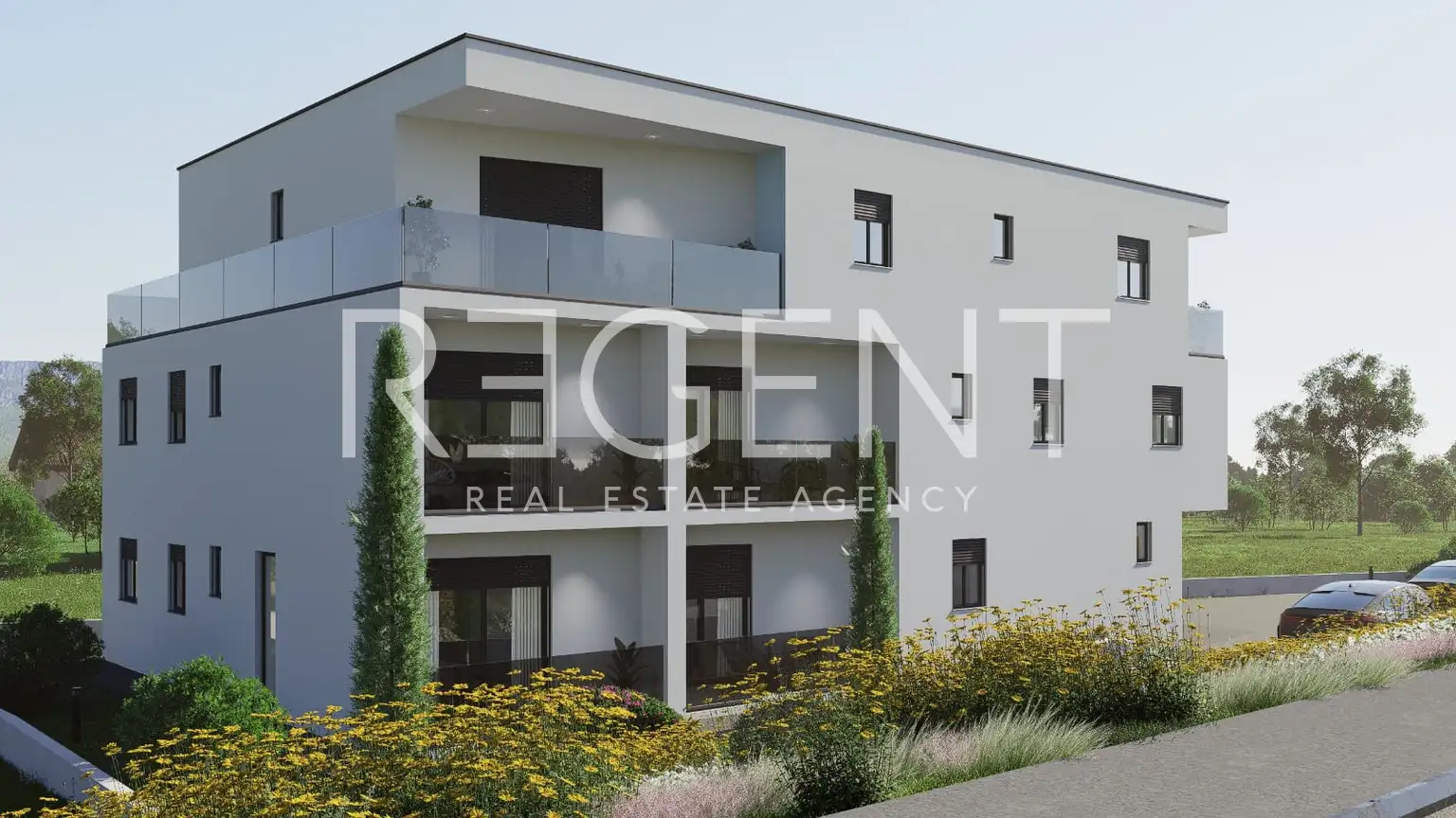 Kaštela, Kaštel Novi - Zwei-Zimmer-Wohnung in modernem Neubau