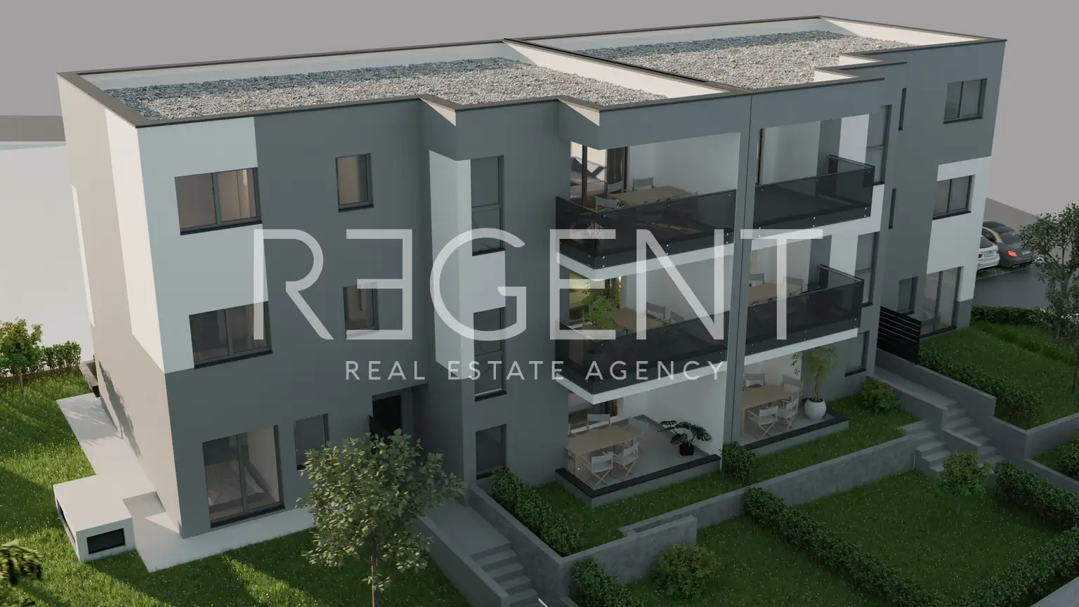 Salona, Mravince - Appartamento con due camere al piano terra con piccolo giardino