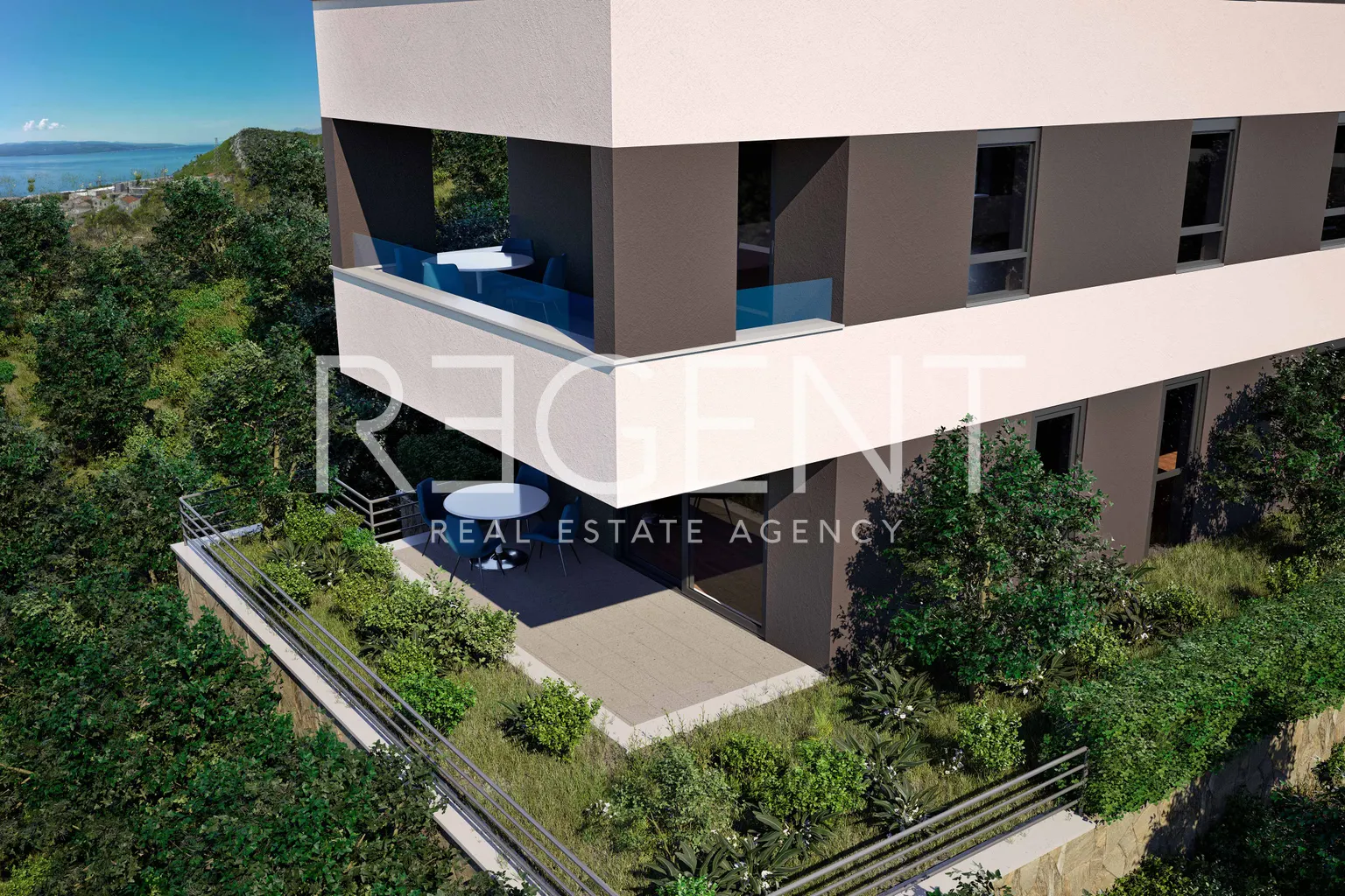Makarska - Dvosoban stan s loggiom 64 m2 NOVOGRADNJA
