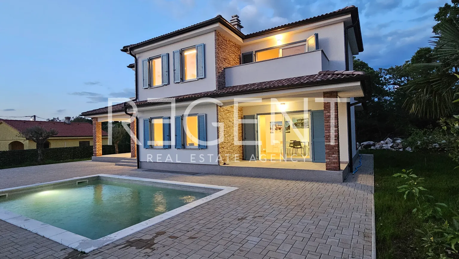 Krk, Gabonjin - Luksusowa willa w spokojnej okolicy 250 m2