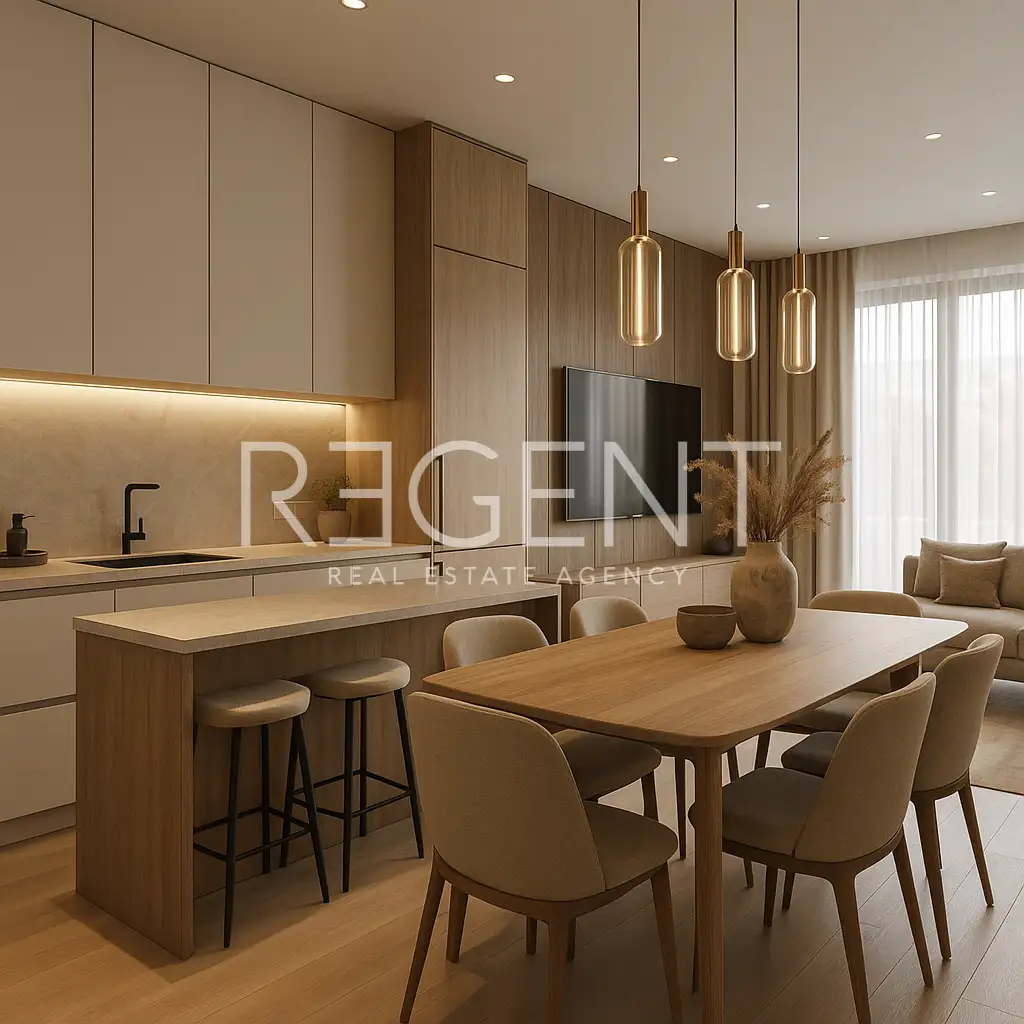 Split, Podstrana - Two-bedroom apartment with a loggia and sea view