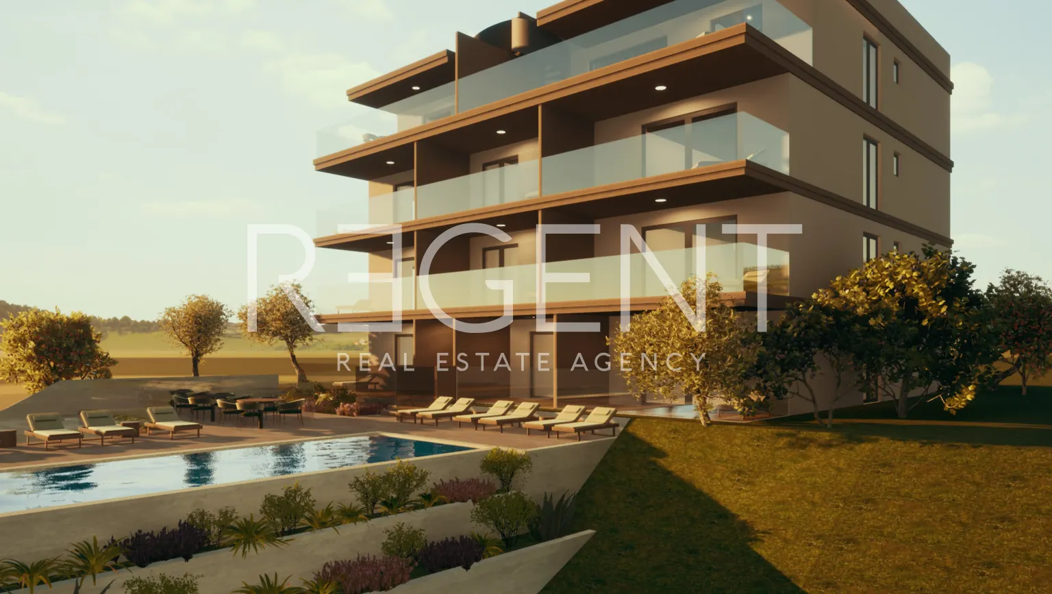Primošten - Moderan trosoban stan na vrhunskoj lokaciji 74 m2