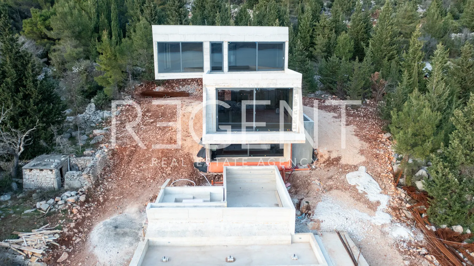 Starigrad, Paklenica - Dizajnová vila s panoramatickým výhľadom na more a Velebit